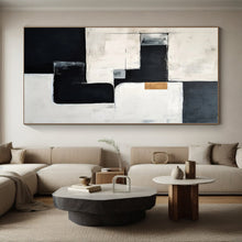 Load image into Gallery viewer, Hand - painted Oversized Geometric Abstract Composition Acrylic Art for Contemporary Offices LargeART0082