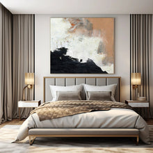 Load image into Gallery viewer, Abstract Landscape with Warm Accents Canvas Painting, Perfect for Bohemian Lounge & Art - Centric Dining Room LargeART1153