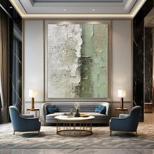 Load image into Gallery viewer, “Textured Neutral Layers” Abstract Painting on Canvas, Minimalist Hallway Decor DKH1002