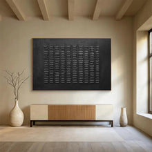 Load image into Gallery viewer, Minimalist Black Abstract Art for Industrial Office & Calm Waiting Room DKH089