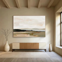 Load image into Gallery viewer, Soft - Toned Landscape Abstract Painting for Bohemian Bedroom & Cozy Café DKH242
