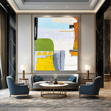 Load image into Gallery viewer, Bright Color - Block Abstract - Fits Playful Kids’ Room & Art Gallery Pop - Up LargeART2376