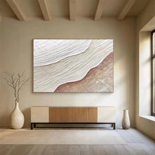 Load image into Gallery viewer, Textured Earth Layers - Natural Living Room Art LargeART1553