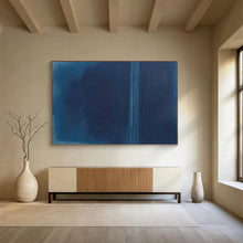Load image into Gallery viewer, Deep Blue Minimalist - Serene Living Room Art LargeART1495