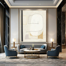 Load image into Gallery viewer, “Simple Line Abstract Forms” - Modernist Abstract Acrylic DTP025