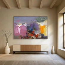 Load image into Gallery viewer, Colorful Abstract Harmony Hand-Painted Abstract Acrylic Art for Creative Studio Energy LargeART1622