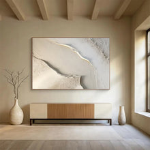 Load image into Gallery viewer, Textured Neutral Abstract - Sophisticated Living Room Art LargeART1512