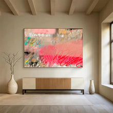 Load image into Gallery viewer, Dreamy Abstract Painting with Blush Tones for Bridal Suite & Poetry Corner DKH206