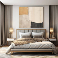 Load image into Gallery viewer, Organic Shape Abstraction Acrylic Art, Perfect for Bohemian Living Room & Creative Studio LargeART1050