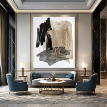 Load image into Gallery viewer, “Lone Cloud Serenity” Abstract Minimalist Painting on Canvas, Whimsical Decor DKH969