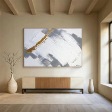 Load image into Gallery viewer, Gold Accent Abstract - Luxe Dining Room Art LargeART1568