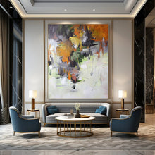 Load image into Gallery viewer, “Autumn - Toned Abstract Landscape” Abstract Painting on Canvas, Nature - Inspired Dining Decor DKH1021