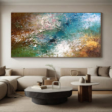 Load image into Gallery viewer, Hand - painted Massive Multi - Colored Textured Abstract Acrylic Art for Artistic Studios LargeART0007