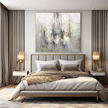 Load image into Gallery viewer, Neutral Modern Abstract Art for Minimalist Bedroom & Serene Meditation Space LargeART0930