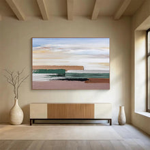 Load image into Gallery viewer, Minimalist Abstract Painting on Canvas - “Serene Horizons” DKH788