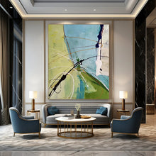 Load image into Gallery viewer, Dynamic Line Abstract Art, Perfect for Contemporary Gallery & Edgy Lounge LargeART2307