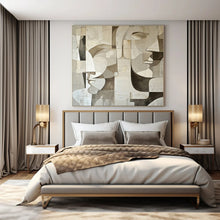 Load image into Gallery viewer, Cubist Face Abstract Painting, Perfect for Art - Lover’s Study & Modern Gallery Wall LargeART1388