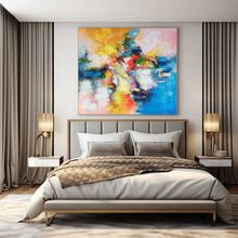Load image into Gallery viewer, Color Explosion Abstract Painting, Ideal for Playful Kids’ Room & Artsy Coffee Shop LargeART1393