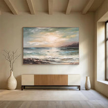 Load image into Gallery viewer, Sunset Sea View - Serene Bedroom Art LargeART1546