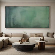 Load image into Gallery viewer, Subtle Green Gradient Acrylic Art - Ideal for Zen - inspired Bathroom & Peaceful Reading Nook LargeART0572