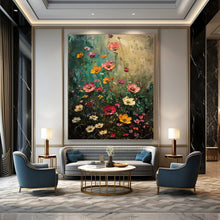 Load image into Gallery viewer, “Wildflower Meadow” - Impressionistic Floral Art on Canvas DKH1554