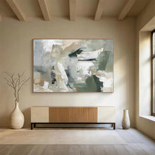 Load image into Gallery viewer, Earthy - Toned Abstract Painting for Bohemian Living Room & Art - Lovers’ Den DKH240