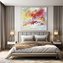 Load image into Gallery viewer, Vibrant Modern Abstract Art for Bohemian Living Room & Artsy Coffee Shop LargeART0929