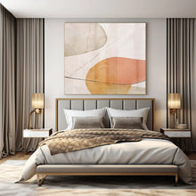 Load image into Gallery viewer, Earthy - Toned Abstract Layers Acrylic Art, Ideal for Bohemian - Style Living Room & Nature - Inspired Studio LargeART1059
