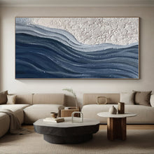 Load image into Gallery viewer, Oversized Textured River - Inspired Acrylic Art for Living Room & Spa LargeART0425