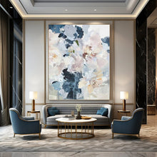 Load image into Gallery viewer, “Delicate Floral Whispers” Abstract Flower Bouquet Painting on Canvas, Soft Romantic Art DKH929