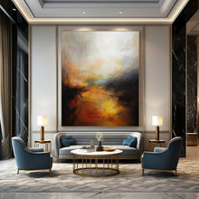 Load image into Gallery viewer, Abstract Painting, Warm - Toned Landscape - Perfect for Living Room & Bedroom Decor LargeART2333