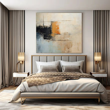 Load image into Gallery viewer, Multitone Abstract with Black Shapes, Suited for Contemporary Office & Art - Lovers’ Hallway LargeART1336