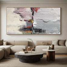 Load image into Gallery viewer, Large - Scale Gray - Colorful Abstract Landscape Art for Modern Hotel Lobby & Creative Office LargeART0402