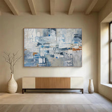 Load image into Gallery viewer, Cool - Toned Urban Abstraction Abstract acrylic painting DLZ018