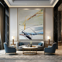 Load image into Gallery viewer, Dynamic Strokes - Bold Line Abstract Acrylic, Fit for Energetic Home Gyms and Modern Art Galleries at Home DTP035