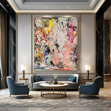 Load image into Gallery viewer, “Wildly Colorful Abstract Mélange” – Vivid Abstract Painting with a Myriad of Hues DTP097