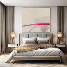Load image into Gallery viewer, Subtle Pink Stroke Acrylic Art, Perfect for Bedroom & Reading Nook LargeART1045