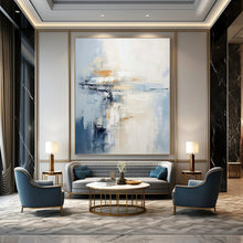 Load image into Gallery viewer, Abstract Painting, Textured Neutral Shapes - Perfect for Entryway & Lounge LargeART2339