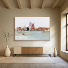 Load image into Gallery viewer, Soft - Toned Venice View Abstract Painting on Canvas - “Venice Whispers” DKH633
