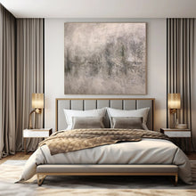 Load image into Gallery viewer, Hand - painted Substantial Gray Textured Abstract Acrylic Art for Industrial - Style Lofts LargeART0110