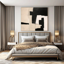 Load image into Gallery viewer, Monochrome Geometric Fusion Acrylic Art, Fit for Minimalist Home & Library LargeART1038