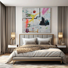 Load image into Gallery viewer, Grid - Based Abstract Art Painting - Suited for Modern Office & Contemporary Art Space LargeART1413
