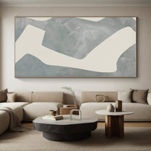 Load image into Gallery viewer, Large - Format Gray - White Geometric Art for Modern Office & Minimalist Home LargeART0436