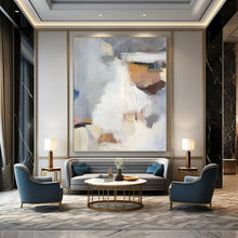 Load image into Gallery viewer, “Softly Blended Tones” Abstract Minimalist Painting on Canvas, Calming Wall Decor DKH956