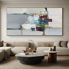 Load image into Gallery viewer, Colorful Abstract Still Life Acrylic Art - Ideal for Bohemian - style Kitchen & Eclectic Home Office LargeART0588