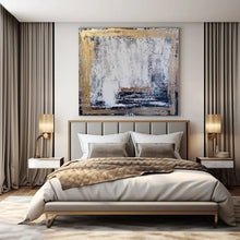 Load image into Gallery viewer, Gold - Framed Abstract Texture Abstract Canvas Painting, Ideal for Modern Hallway & Chic Office LargeART1198