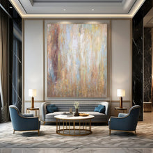 Load image into Gallery viewer, “Softly Blended Hues” Abstract Textured Painting on Canvas, Calming Wall Art DKH946