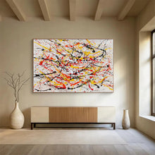 Load image into Gallery viewer, Dynamic Splatter Abstract Painting for Modern Studio & Creative Café DKH303