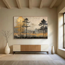 Load image into Gallery viewer, Golden Forest Landscape - Cozy Living Room Art LargeART1575