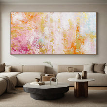 Load image into Gallery viewer, Hand - painted Massive Pastel - Filled Abstract Dreamscape Acrylic Art for Whimsical Nurseries LargeART0047